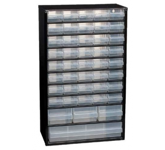 Elektros prekės. Instaliacinės medžiagos, gofros, dėžutės. Instaliacinės dėžutės. Dėžė su stalčiais 510x307x146 mm ORGANIZER45 juoda 