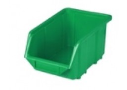 Darbo įrankiai. Įrankių priedai. Įrankių dėžės, krepšiai įrankiams, darbastaliai. Dėžutė EKO iš PVC žalia, 25 x 16 x 13 cm 