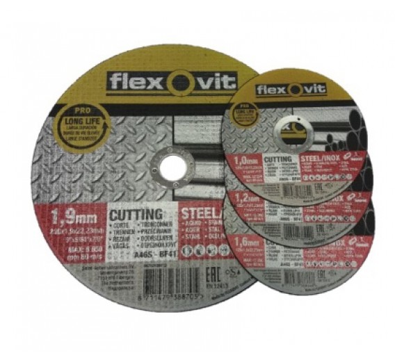 Diskas pjovimui 125x1,2x22,2mm Inox Flexovit 
