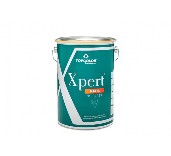 Dažai. Dažai, dažymo įrankiai, dažymo juostos. Vandeniniai dažai. Dispersiniai dažai Topcolor Xpert Matix 5l 