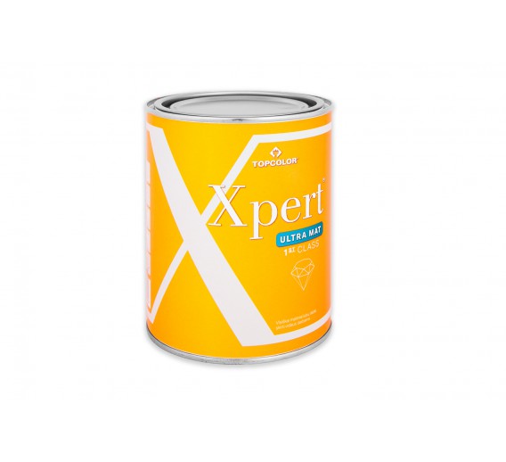 Dažai. Dažai, dažymo įrankiai, dažymo juostos. Vandeniniai dažai. Dispersiniai dažai Topcolor Xpert Ultra Mat 1l 