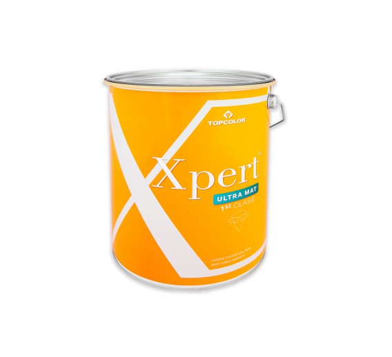 Dažai. Dažai, dažymo įrankiai, dažymo juostos. Vandeniniai dažai. Dispersiniai dažai Topcolor Xpert Ultra Mat 5l 