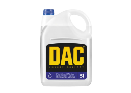 Darbo įrankiai. Prekės automobiliams. Automobilinė chemija. Distiliuotas vanduo DAC 5L 