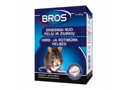 Dribsniai nuo pelių ir žiurkių BROS, 100 g 