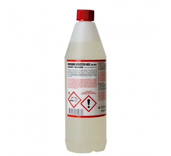 Švaros prekės. Buitinė chemija, valikliai. Druskos rūgštis, 1 l 
