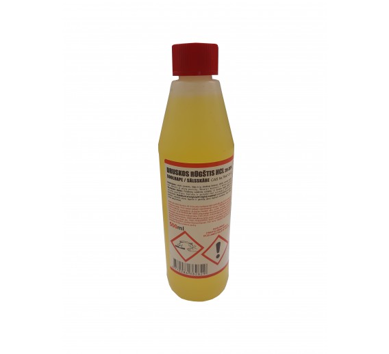 Švaros prekės. Buitinė chemija, valikliai. Druskos rūgštis, 500 ml 