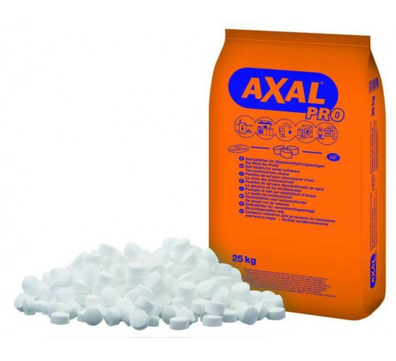 Druskos tabletės vandens minkštinimui Axal 25 kg 