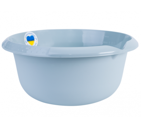 Namų apyvokos prekės. Švaros prekės. Kibirai, dubenys, šiukšliadėžės. Vonelės, dubenys, dėžutės. Dubenėlis plastmasinis 2l 