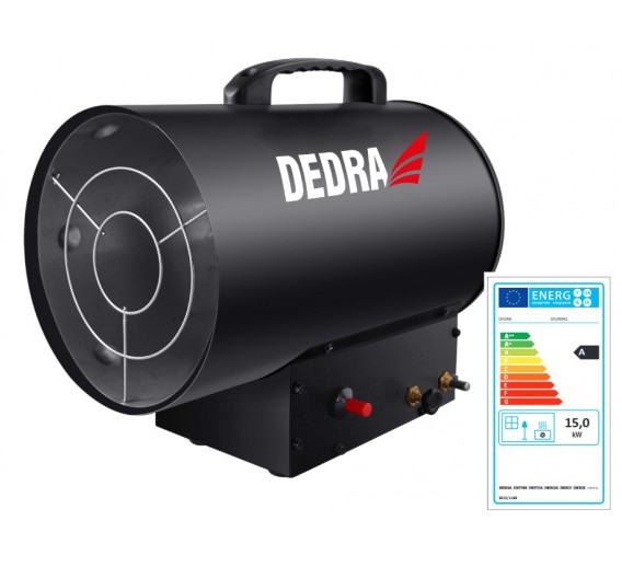 Šildymas ir vėdinimas. Kaloriferiai, dujiniai šildytuvai. Dujinis šildytuvas Dedra DED9942, 7-15 kW 