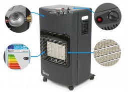 Šildymas ir vėdinimas. Elektriniai šildytuvai, termoventiliatoriai. Dujinis šildytuvas-krosnelė G80435 