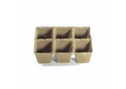 Durpinė daigykla 9x9 cm, 6 vietų 