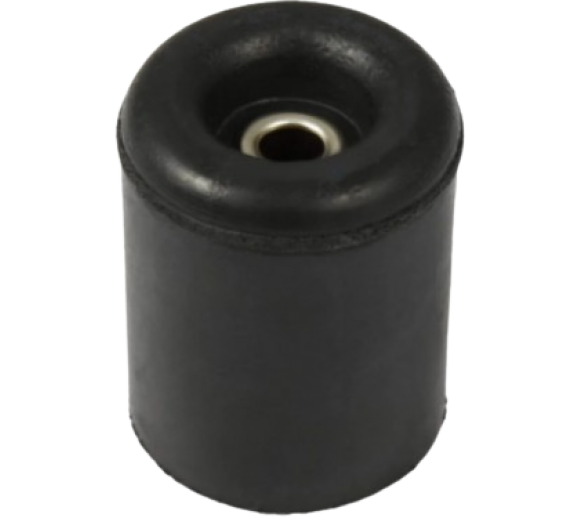 Vidaus apdailos prekės. Durys, jų dalys. Durų furnitūra. Durų atramos. Durų atrama cilindrinė juoda 50 mm