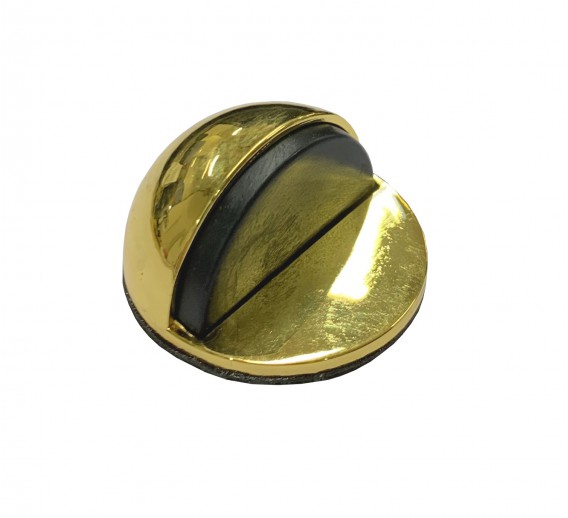 Vidaus apdailos prekės. Durų furnitūra. Durų furnitūra. Durų atramos. Durų atrama priklij.d-45x25mm, auksas 