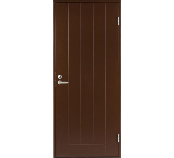 Vidaus apdailos prekės. Durų furnitūra. Durys. Lauko durys, buto durys. Durys BASIC B0010 kairinės 890x2090 mm 