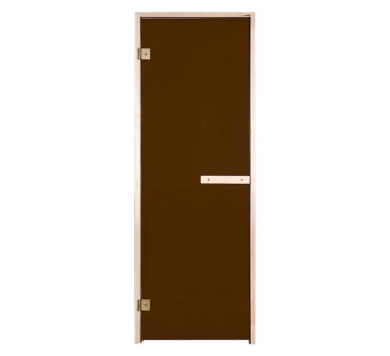 Vidaus apdailos prekės. Durų furnitūra. Durys. Durys pirtims ir saunoms. Durys pirčiai Klasika 70x190 cm bronza 