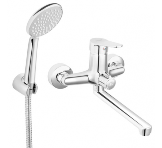 Santechnikos prekės. Vonios įranga. Maišytuvai, dušo komplektai. Dušo komplektai, dušo galvutės, dušo žarnos. Dušo komplektas FERRO ISSO