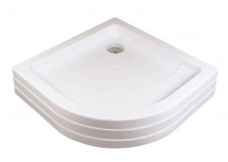 Dušo padėklas RAVAK RONDA-90 PU baltas 