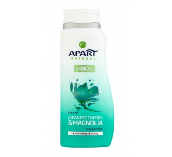 Švaros prekės. Kūno ir plaukų priežiūros priemonės. Dušo želė Apart magnolija 400ml 