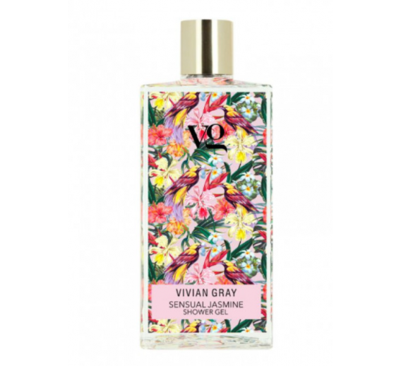 Švaros prekės. Kūno ir plaukų priežiūros priemonės. Dušo želė Sensual Jasmine 350ml