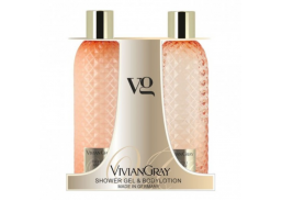 Švaros prekės. Kūno ir plaukų priežiūros priemonės. Dušo želės ir kūno losjono rinkinys Gemstone Neroli 2x300ml