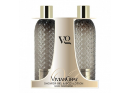 Švaros prekės. Kūno ir plaukų priežiūros priemonės. Dušo želės ir kūno losjono rinkinys Gemstone Ylang 2x300ml