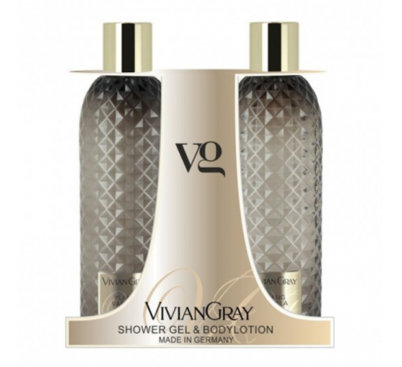 Švaros prekės. Kūno ir plaukų priežiūros priemonės. Dušo želės ir kūno losjono rinkinys Gemstone Ylang 2x300ml