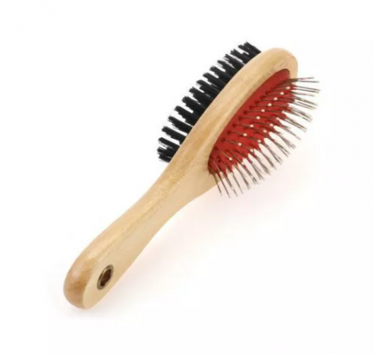 Gyvūnų prekės. Gyvūnėlių priežiūros priemonės. Apsauginės priemonės nuo parazitų naminiams gyvūnams. Dvigubos šukos katėms/šunims