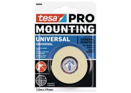 Dvipusė lipni juosta Tesa PRO Mounting Universal 1,5 m x 19 mm 