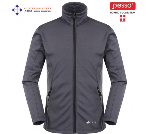 Darbo saugos prekės. Darbo drabužiai. Džemperiai, marškinėliai ilgomis rankovėmis. Džemperis Pesso DZP725P pilkas, XL dydis 