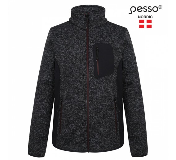 Džemperis Pesso Florence fleece pilkas, M 