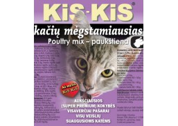 Gyvūnų prekės. Gyvūnėlių priežiūros priemonės. Naminių gyvūnų maistas. Ėdalas katėms KIS-KIS Poultry Single 3 kg 