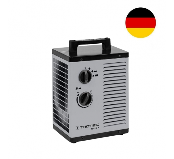 Šildymas ir vėdinimas. Elektriniai šildytuvai, termoventiliatoriai. Elektrinis šildytuvas Trotec TDS 10 P
