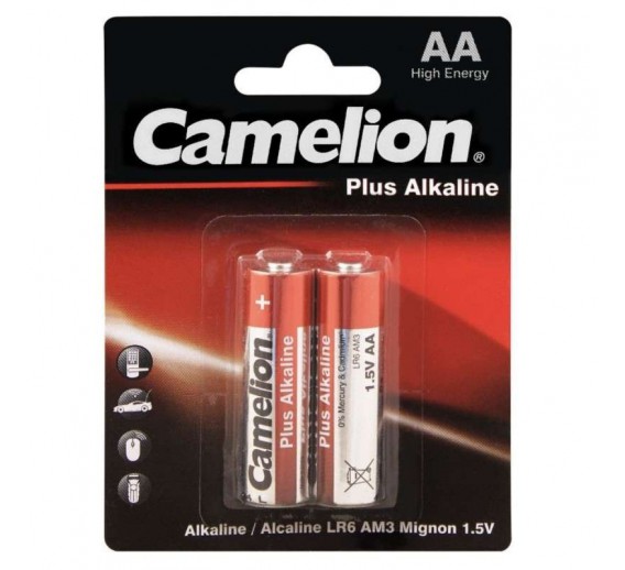Elektronikos prekės. Elementai - baterijos. Elementai Alkaline LR06-BP2 AA 