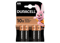 Elektronikos prekės. Elementai - baterijos. Elementai DURACELL AA 4 vnt. 