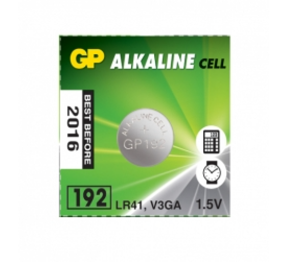 Elektronikos prekės. Elementai - baterijos. Elementai GP 192 LR41 AG3 C10 