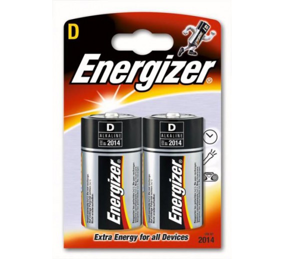 Elektronikos prekės. Elementai - baterijos. Elementai LR20 Energizer 