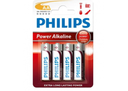 Elektronikos prekės. Elementai - baterijos. Elementai PHILIPS AA Alkaline 4vnt 