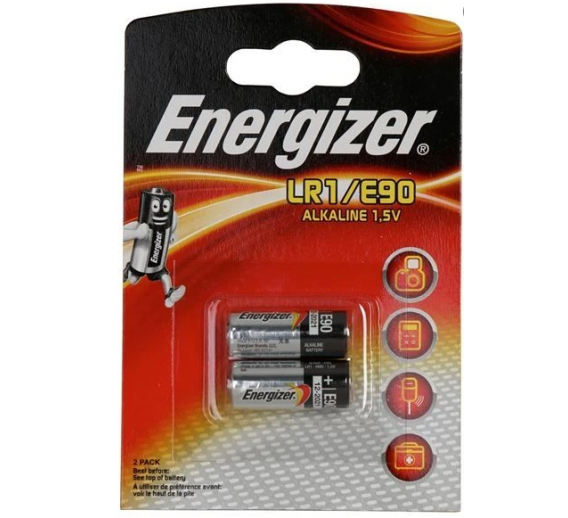 Elektronikos prekės. Elementai - baterijos. Elementas LR01 E90 1,5V BLx2 Energizer 