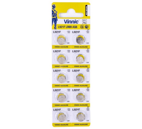Elektronikos prekės. Elementai - baterijos. Elementas VINNIC AG6 