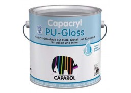 Dažai. Dažai, dažymo įrankiai, dažymo juostos. Emaliniai dažai. Emalė Capacryl PU Gloss blizgi 0,7l balta 