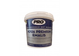 Dažai. Dažai, dažymo įrankiai, dažymo juostos. Emaliniai dažai. Emaliniai dažai PRO AQUA PREMIUM balti matiniai 0.75 l 