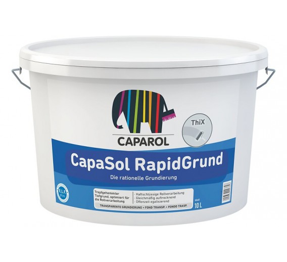 Dažai. Glaistas, gruntas, klijai, skiedikliai. Gruntai. Gruntas betonui, plokštėms. Emulsinis gruntas CP Capasol RapidGrund, 10l 