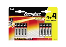 Elektronikos prekės. Elementai - baterijos. Energizer AAA tipo šarminė baterija 8 vnt. 