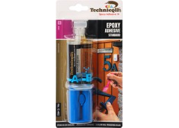 Dažai. Glaistas, gruntas, klijai, skiedikliai. Klijai. Epoksidiniai klijai TECHNICQLL E-402, 2x12 ml