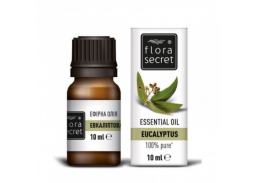 Švaros prekės. Pirties prekės. Šampūnai, muilai, antpilai ir kvapai pirtims. Eterinis aliejus Flora Secret eukaliptų 10ml