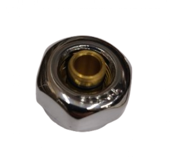 Santechnikos prekės. Vamzdynų sistemos. Daugiasluoksnė sistema, dalys. Užveržiamos jungtys. Eurokonusas d18x3/4