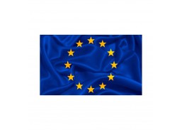 Namų apyvokos prekės. Vėliavos, vėliavų laikikliai, antgaliai, vėliavų kotai. Europos sąjungos vėliava 100x170 su kišene ir raišteliais 