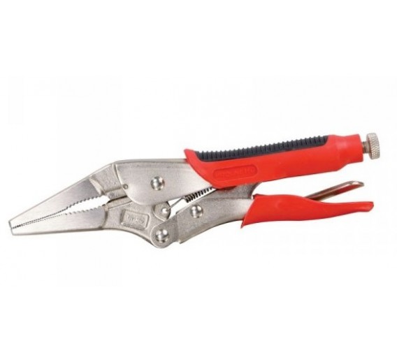 Darbo įrankiai. Mechaniniai įrankiai. Replės. Užspaudžiamos replės. Fiksuojamos prailgintos replės Proline, 220 mm 