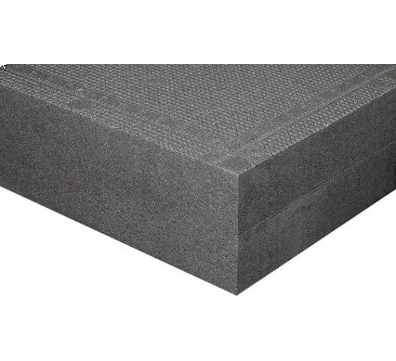 Statybinės medžiagos. Šiltinimo medžiagos. Putų polistirenas. Pilkas fasadinis polistirenas. Forminis polistireninis putplastis FF-EPS100, 150x600x1200 mm 
