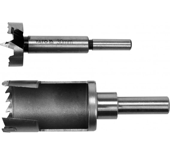 Darbo įrankiai. Įrankių priedai. Medžio frezos. Kaištinės frezos. Freza-kamštinis grąžtas medžiui YATO-33833 d-30 mm 